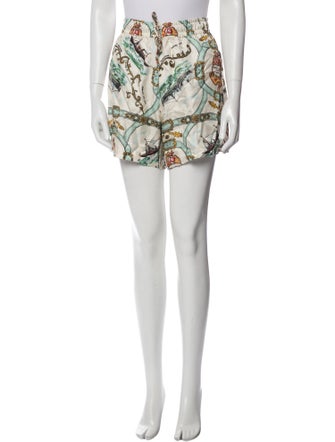 La Prestic Ouiston Silk Mini Shorts