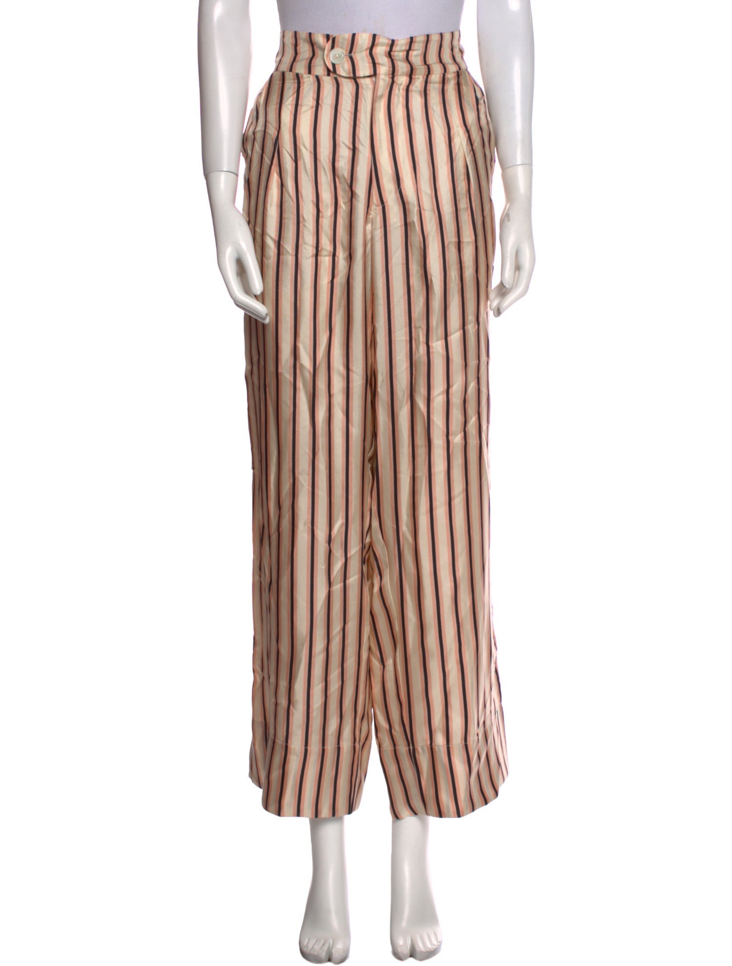 La Prestic Ouiston Silk Wide Leg Pants w/ Tags