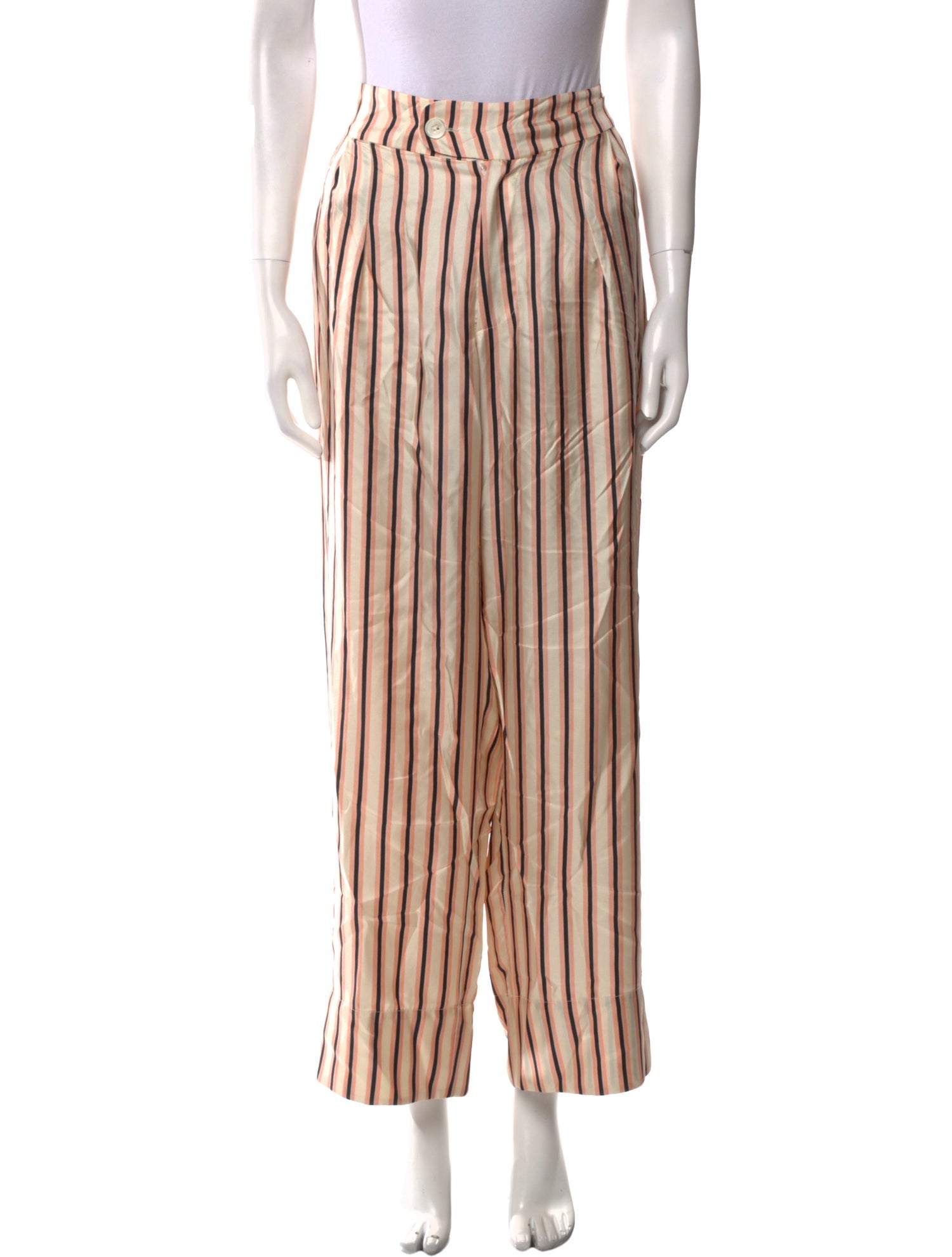 La Prestic Ouiston Silk Wide Leg Pants w/ Tags