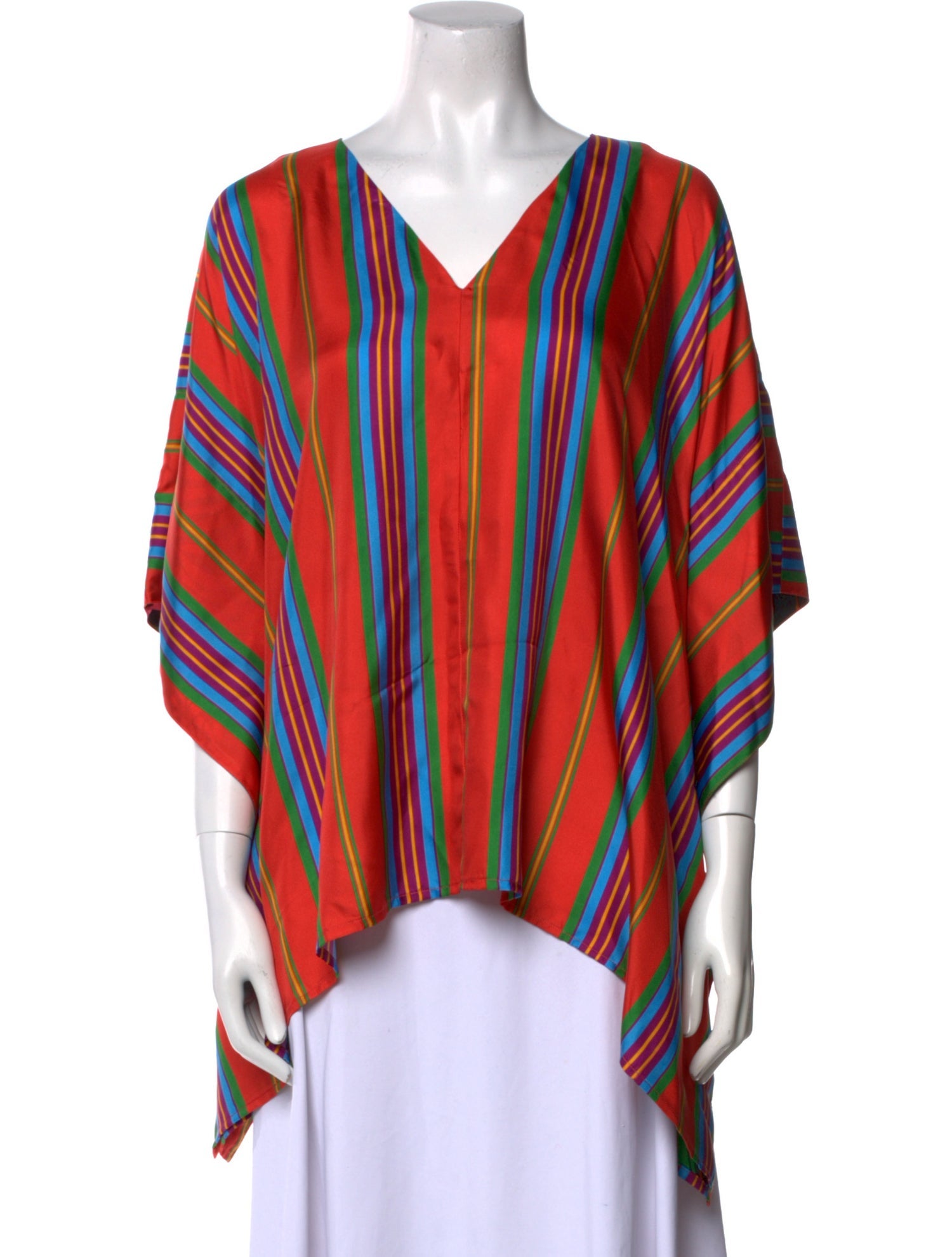 La Prestic Ouiston Silk Striped Tunic