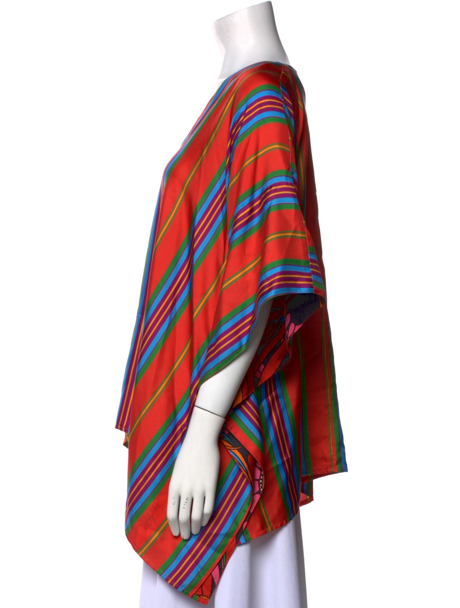La Prestic Ouiston Silk Striped Tunic