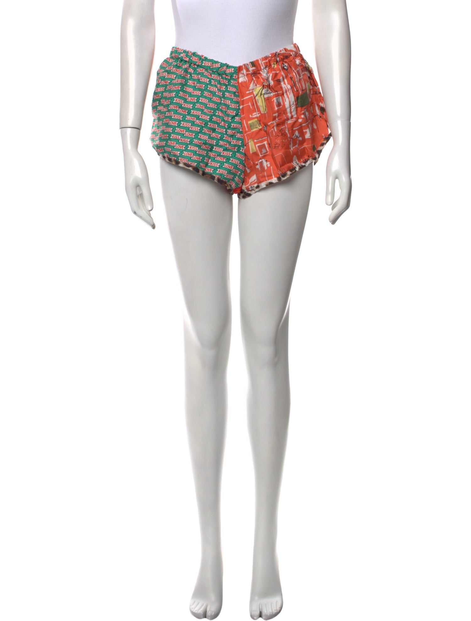 La Prestic Ouiston Silk Mini Shorts