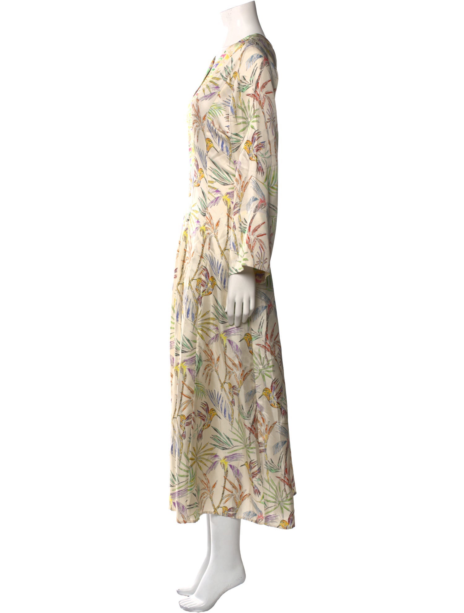 La Prestic Ouiston Silk Long Dress