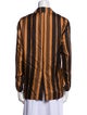 La Prestic Ouiston Silk Striped Blazer