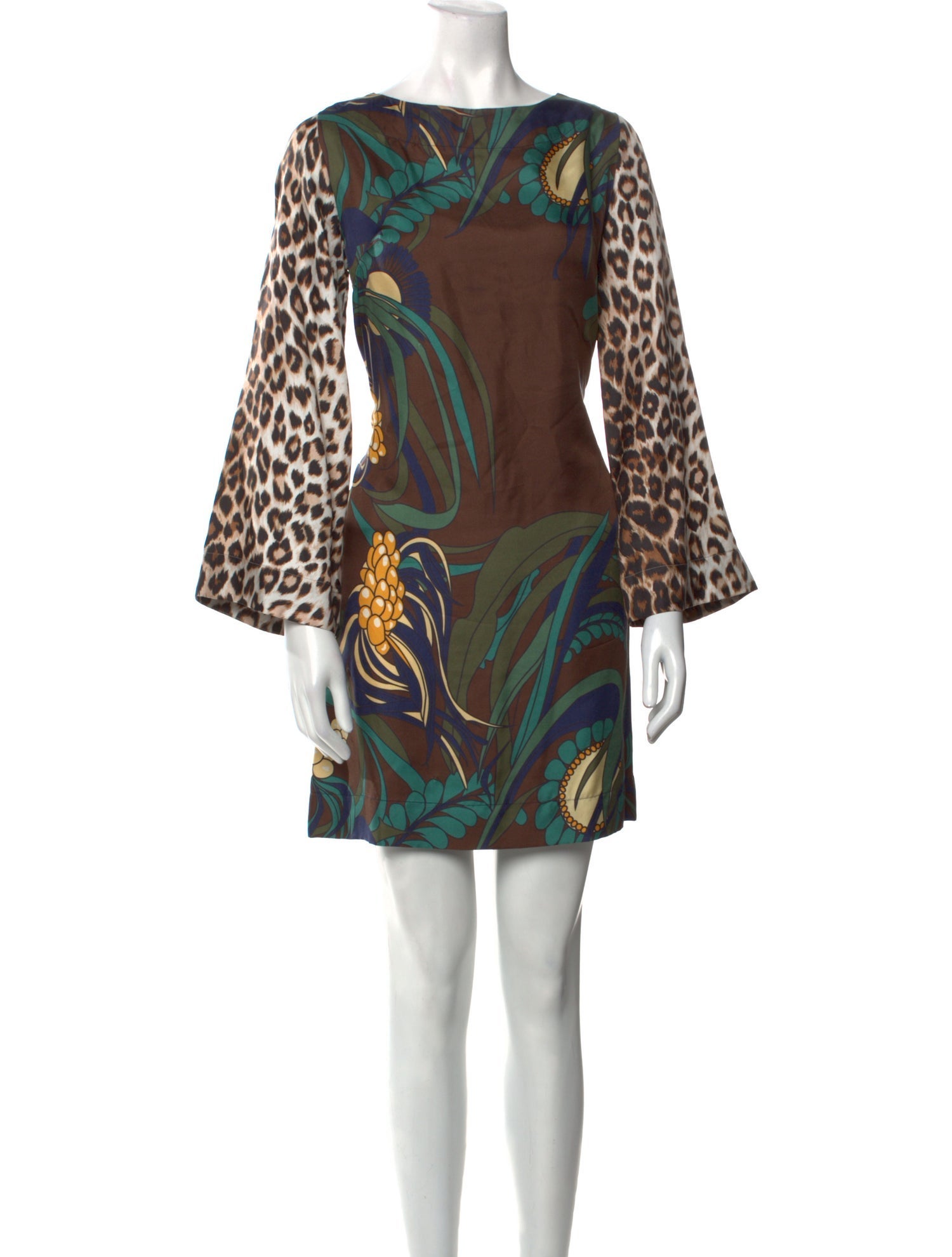 La Prestic Ouiston Silk Mini Dress