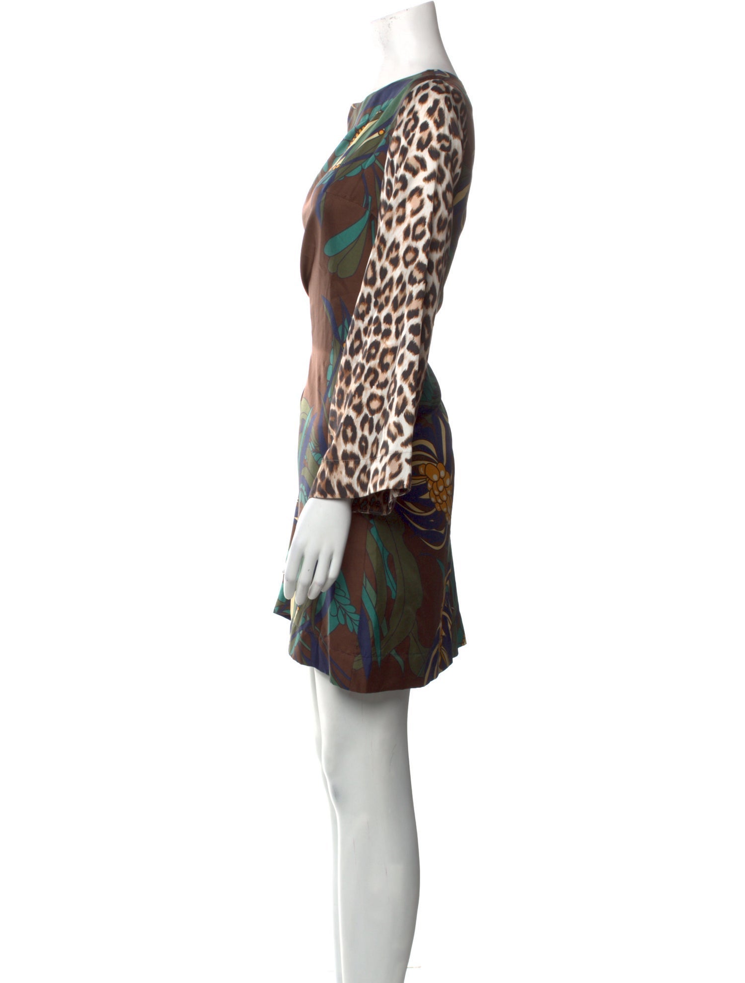 La Prestic Ouiston Silk Mini Dress