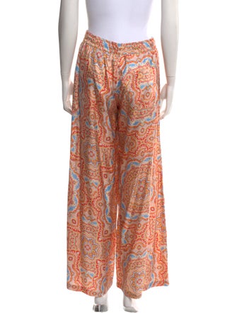 La Prestic Ouiston Silk Wide Leg Pants