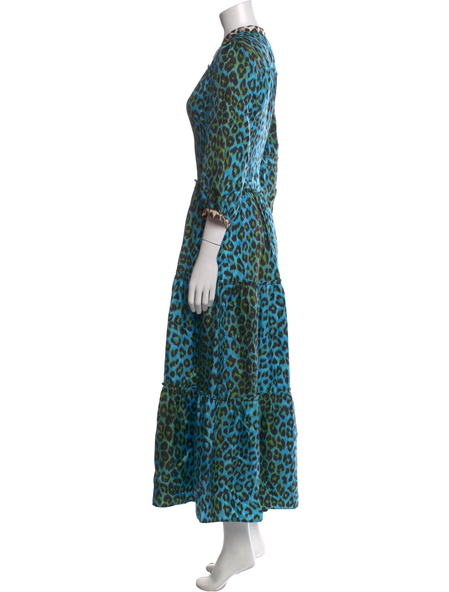 La Prestic Ouiston Silk Long Dress