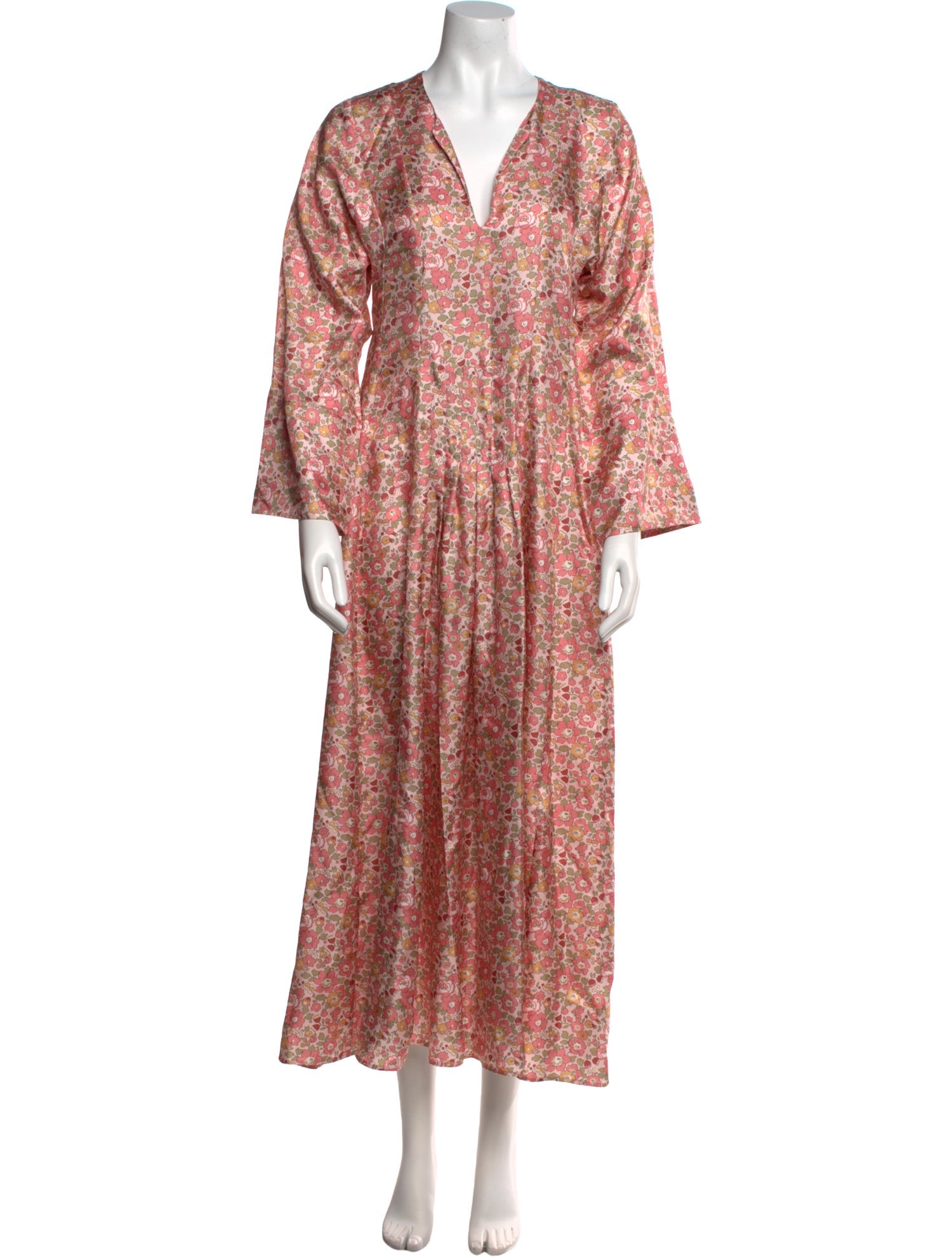 La Prestic Ouiston Silk Long Dress