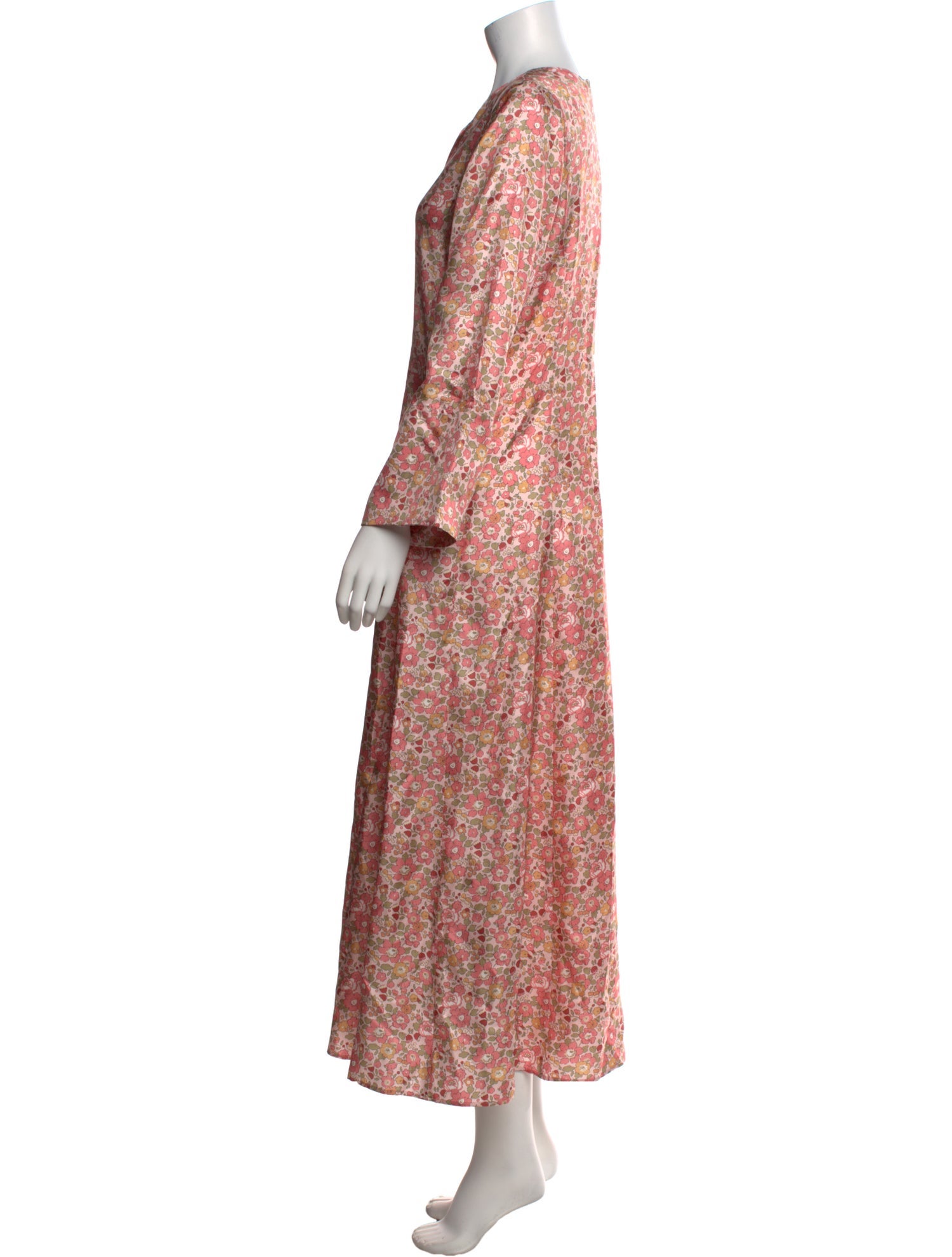 La Prestic Ouiston Silk Long Dress