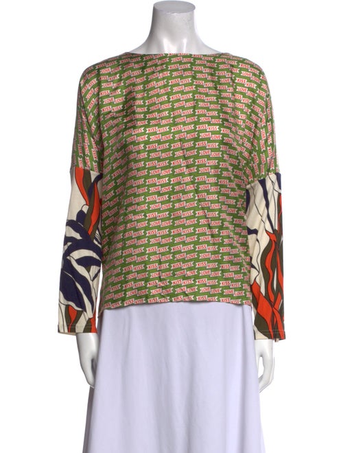 La Prestic Ouiston Silk Printed Blouse