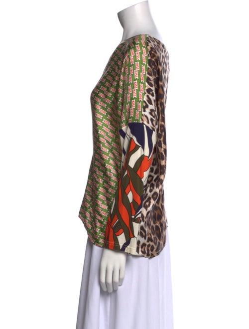 La Prestic Ouiston Silk Printed Blouse