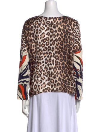 La Prestic Ouiston Silk Printed Blouse
