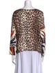 La Prestic Ouiston Silk Printed Blouse