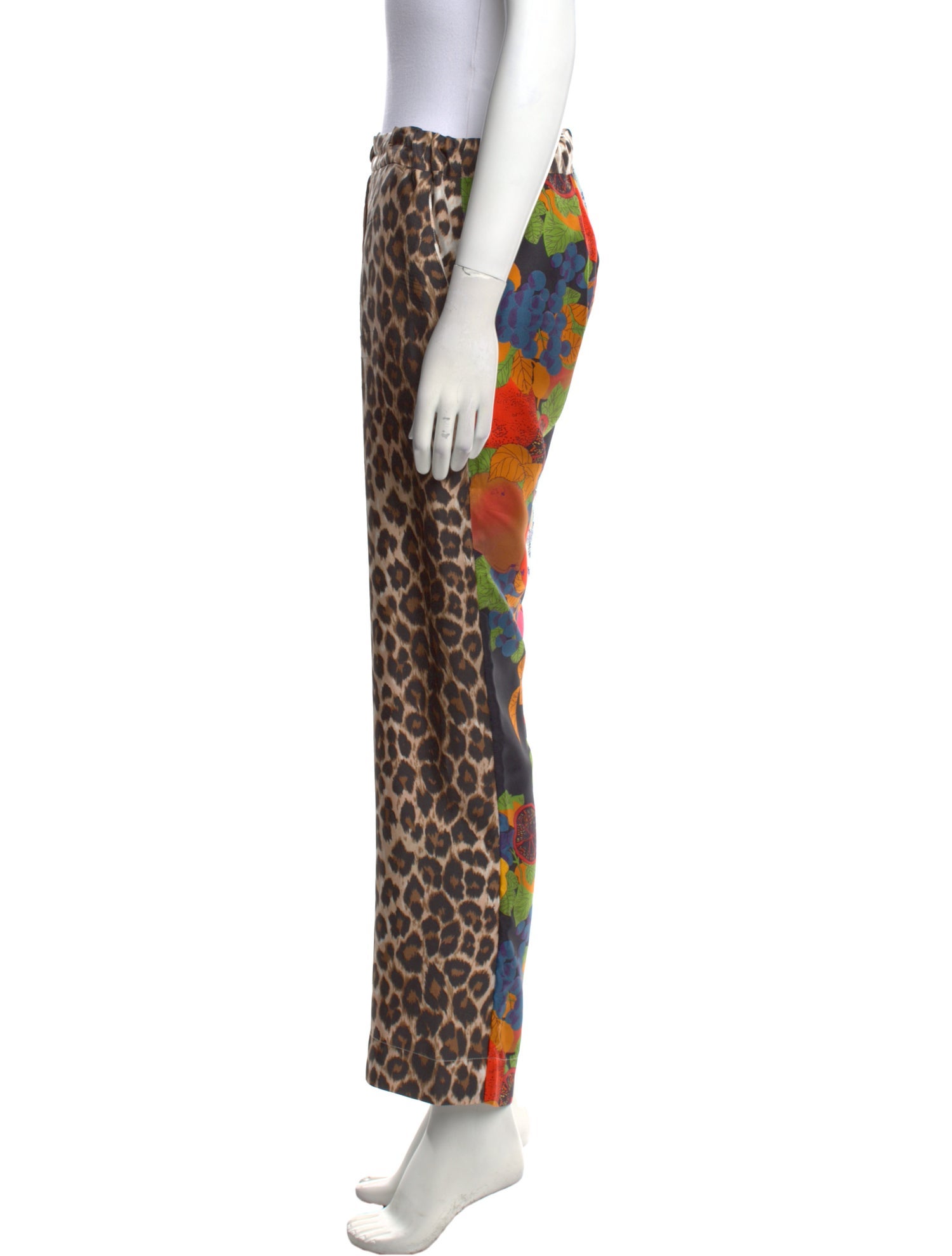 La Prestic Ouiston Silk Straight Leg Pants