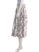 La Prestic Ouiston Paisley Print Midi Length Skirt