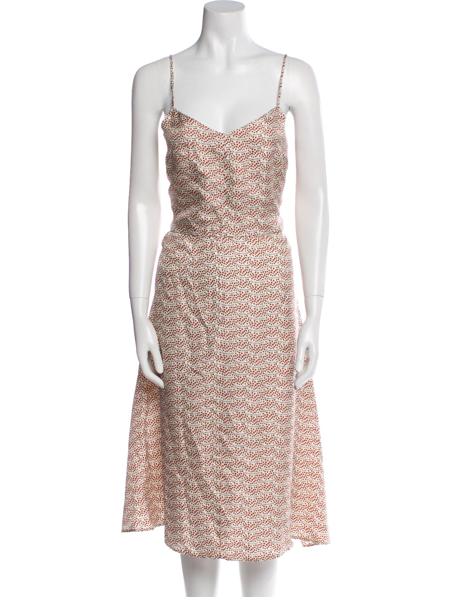 La Prestic Ouiston Silk Midi Length Dress