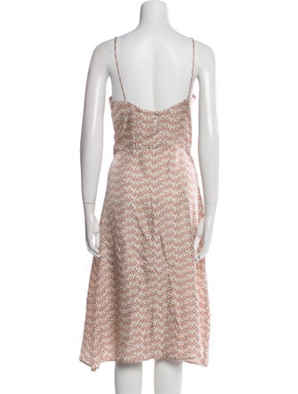 La Prestic Ouiston Silk Midi Length Dress