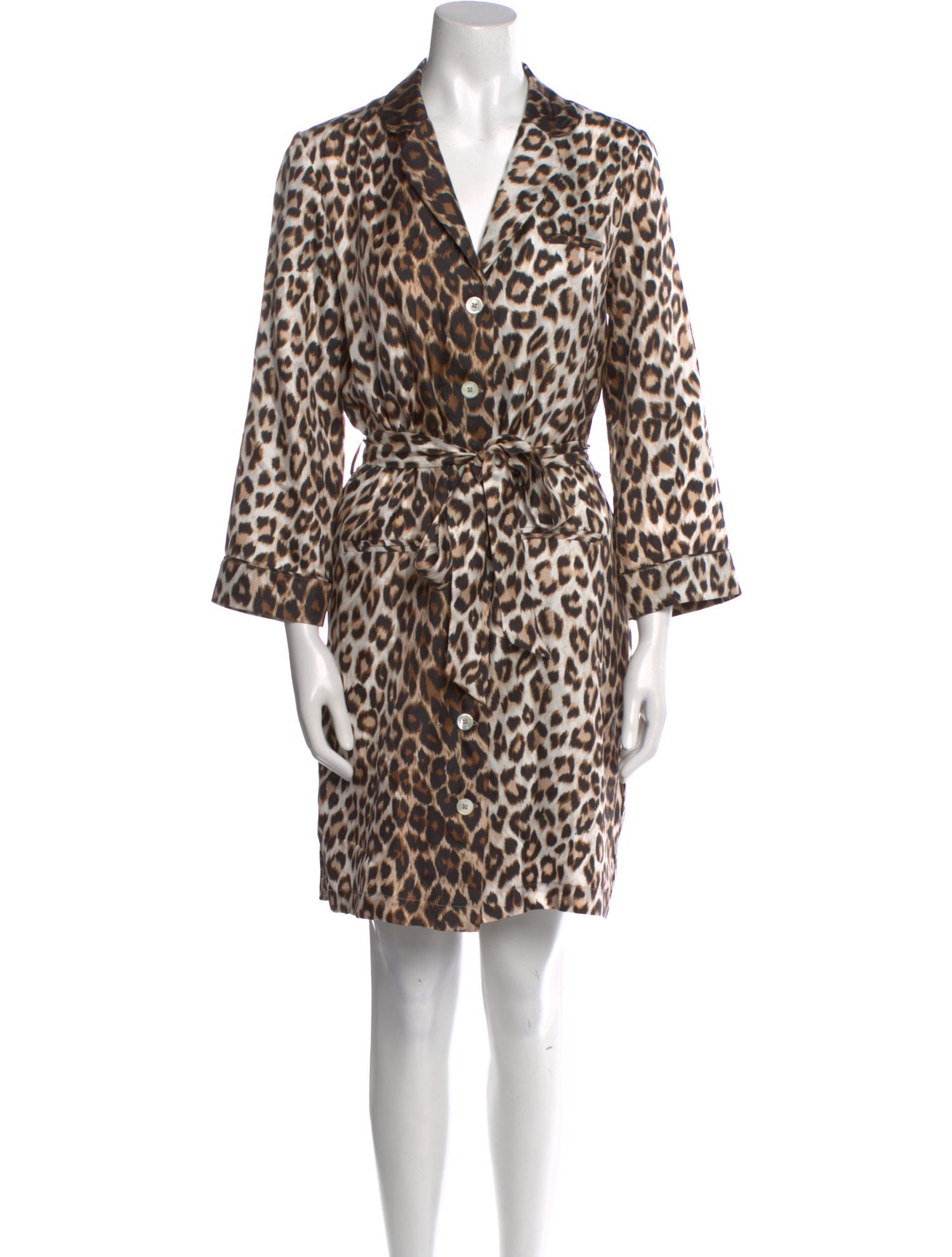 La Prestic Ouiston Silk Mini Dress