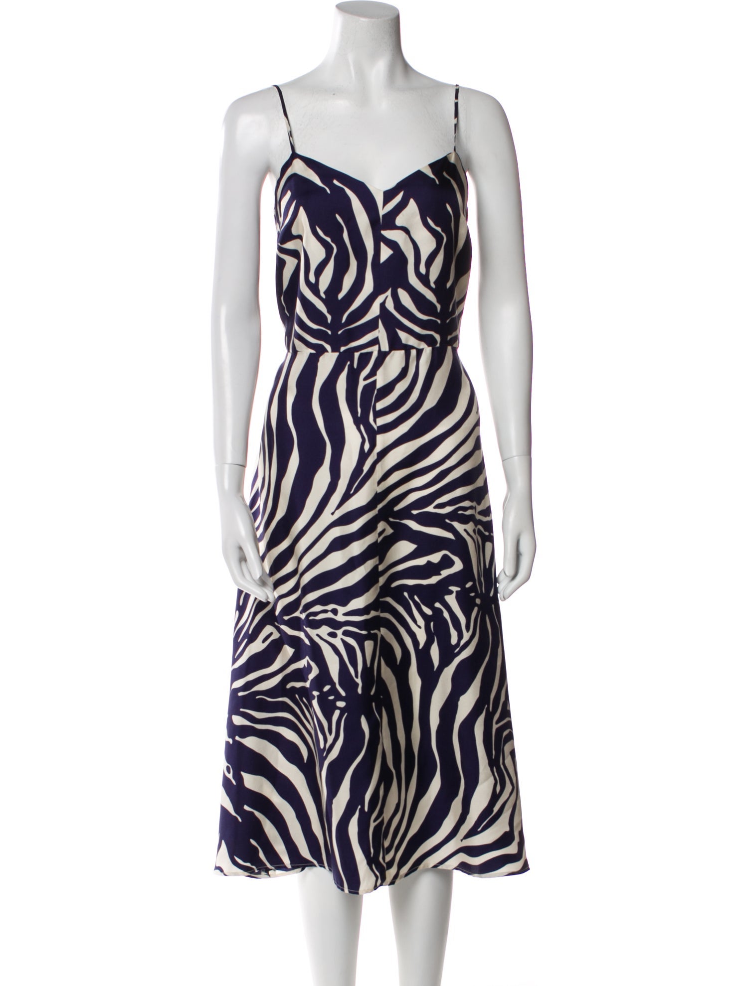 La Prestic Ouiston Silk Midi Length Dress