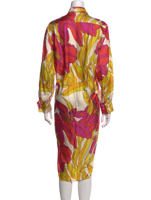 La Prestic Ouiston Silk Midi Length Dress