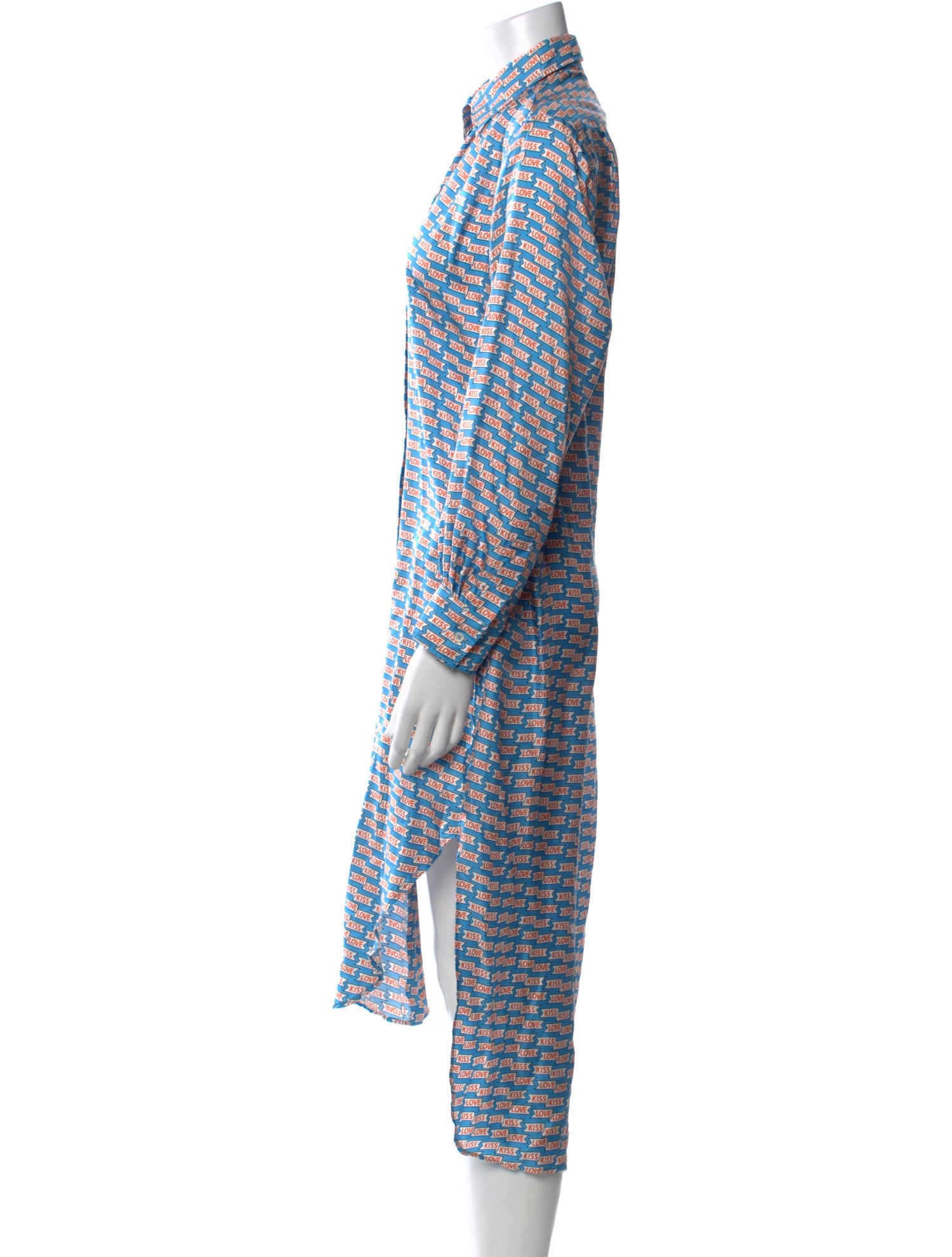 La Prestic Ouiston Silk Midi Length Dress