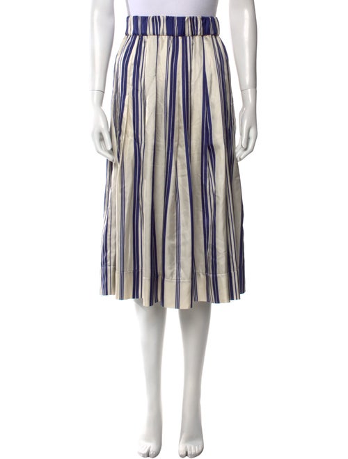 La Prestic Ouiston Silk Midi Length Skirt