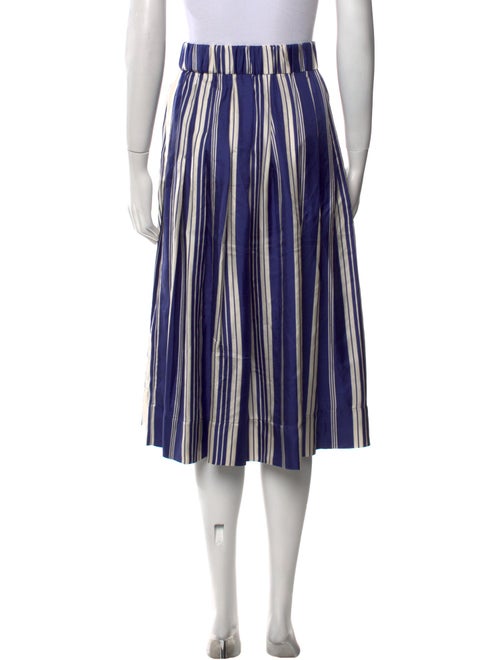 La Prestic Ouiston Silk Midi Length Skirt