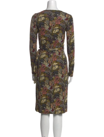 La Prestic Ouiston Floral Print Knee-Length Dress
