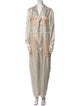 La Prestic Ouiston Silk Printed Jumpsuit