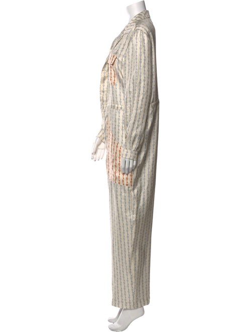 La Prestic Ouiston Silk Printed Jumpsuit