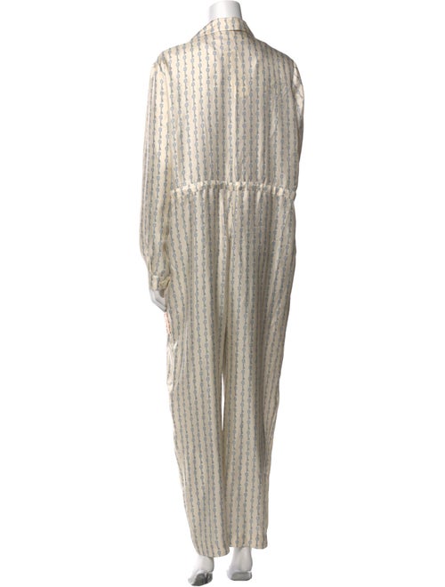 La Prestic Ouiston Silk Printed Jumpsuit