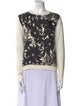La Prestic Ouiston Silk Printed Sweatshirt