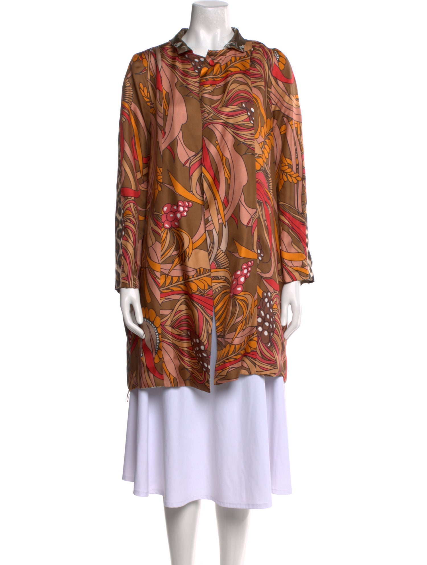 La Prestic Ouiston Silk Printed Tunic