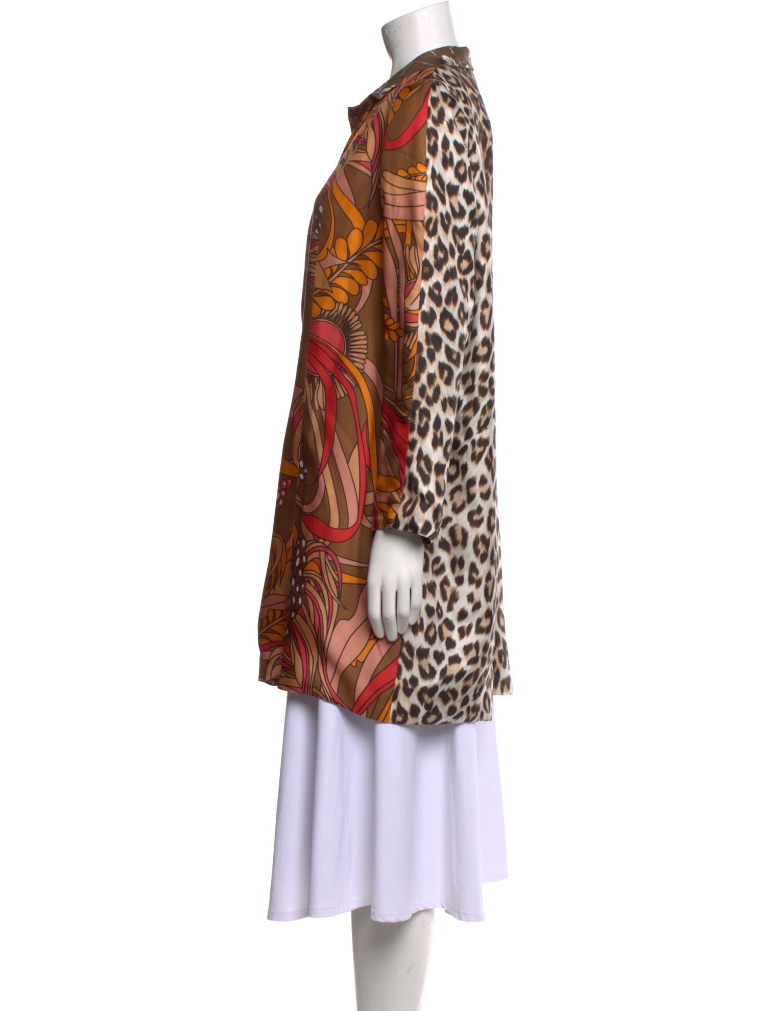 La Prestic Ouiston Silk Printed Tunic