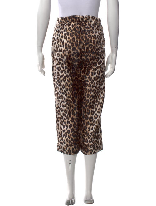 La Prestic Ouiston Animal Print Wide Leg Pants
