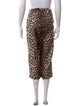La Prestic Ouiston Animal Print Wide Leg Pants
