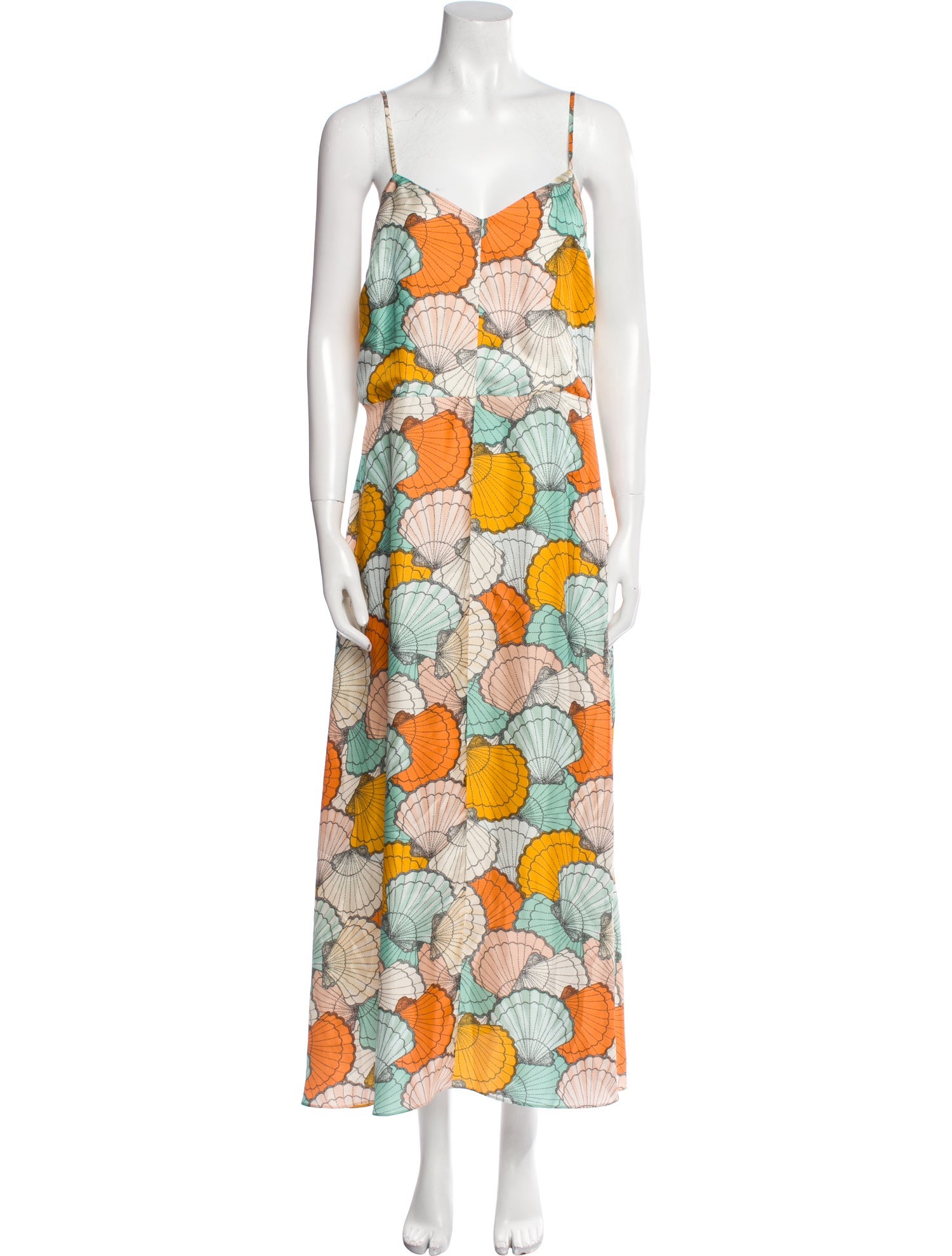 La Prestic Ouiston Silk Long Dress