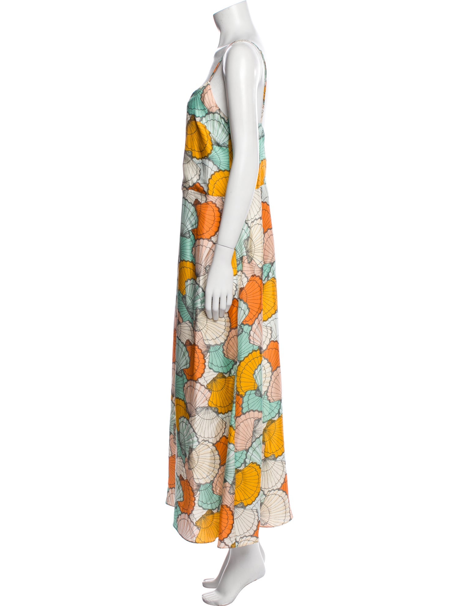 La Prestic Ouiston Silk Long Dress