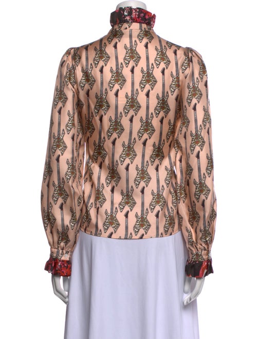 La Prestic Ouiston Silk Printed Blouse