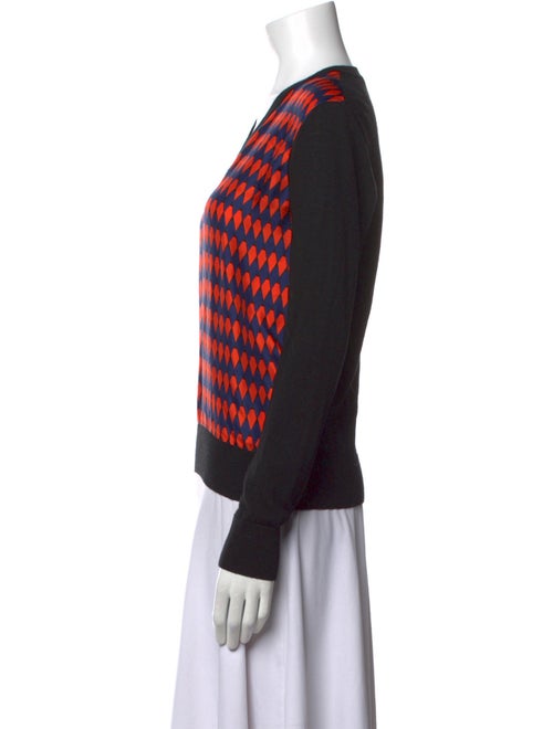 La Prestic Ouiston Merino Wool Printed Top