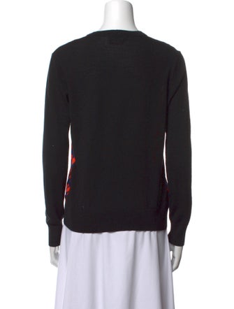 La Prestic Ouiston Merino Wool Printed Top