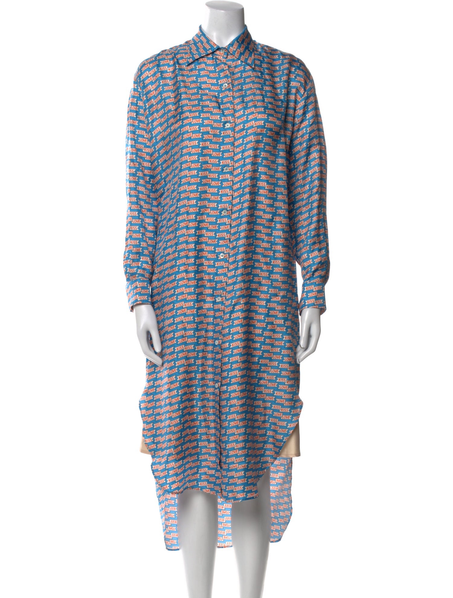 La Prestic Ouiston Silk Midi Length Dress