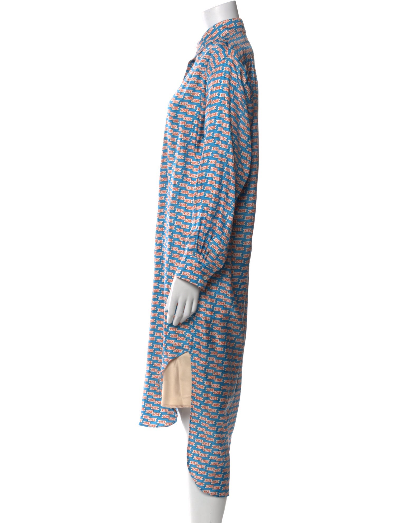 La Prestic Ouiston Silk Midi Length Dress