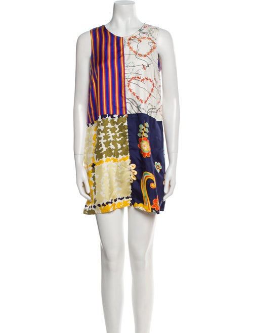 La Prestic Ouiston Silk Mini Dress