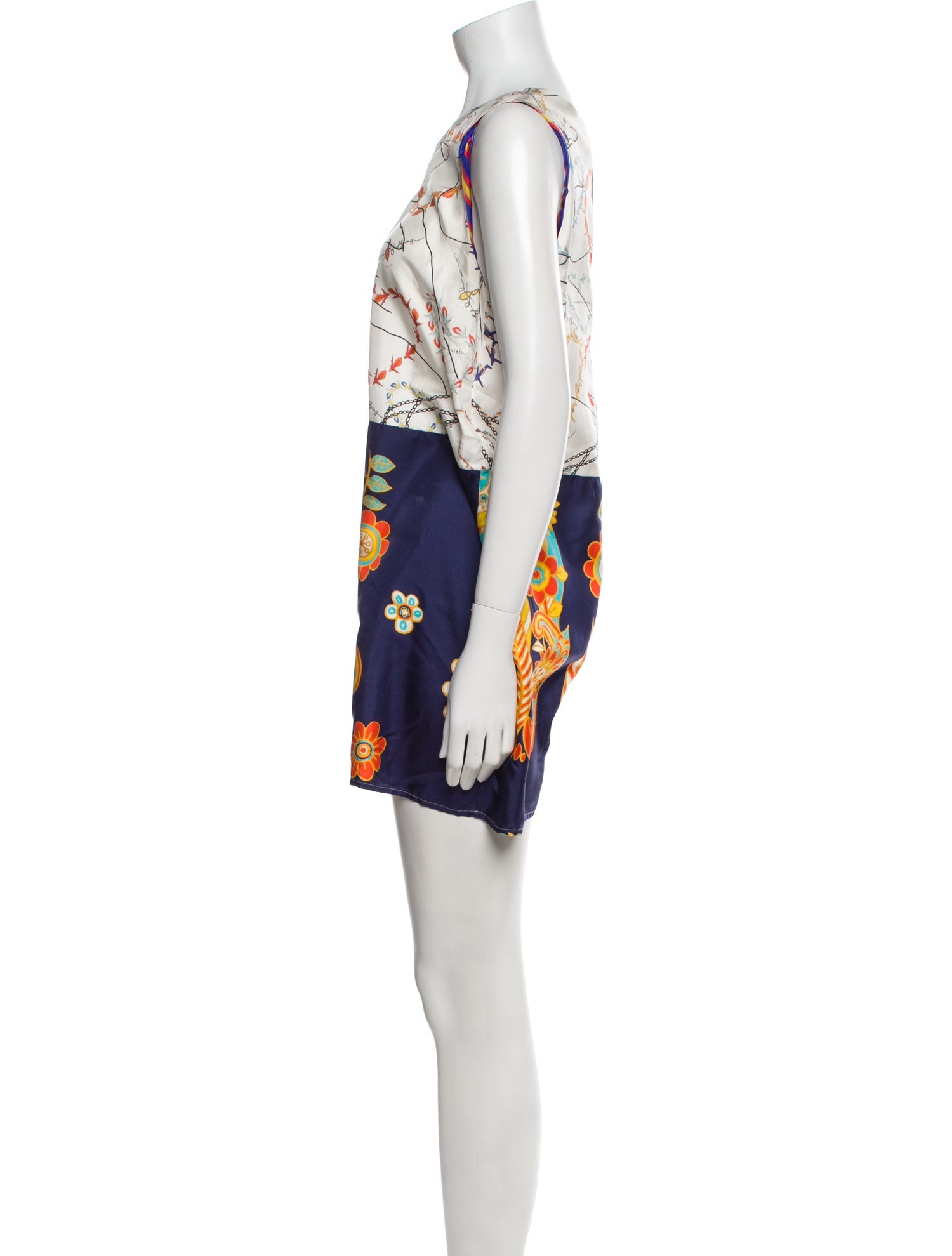 La Prestic Ouiston Silk Mini Dress