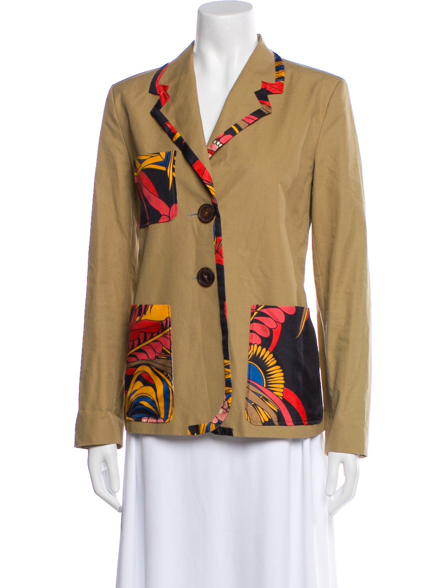 La Prestic Ouiston Printed Blazer