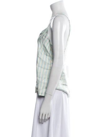 La Prestic Ouiston Silk Striped Top