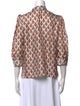 La Prestic Ouiston Silk Printed Blouse