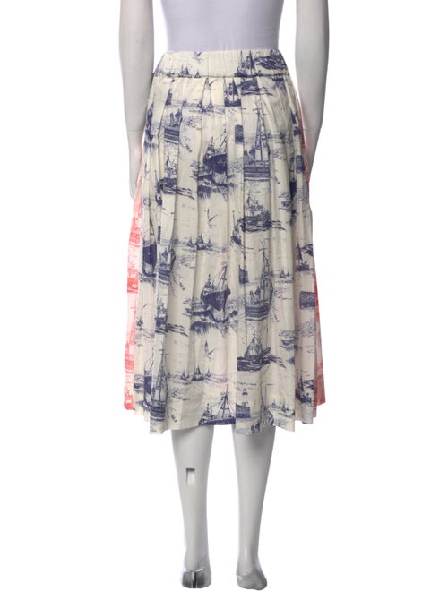 La Prestic Ouiston Printed Midi Length Skirt